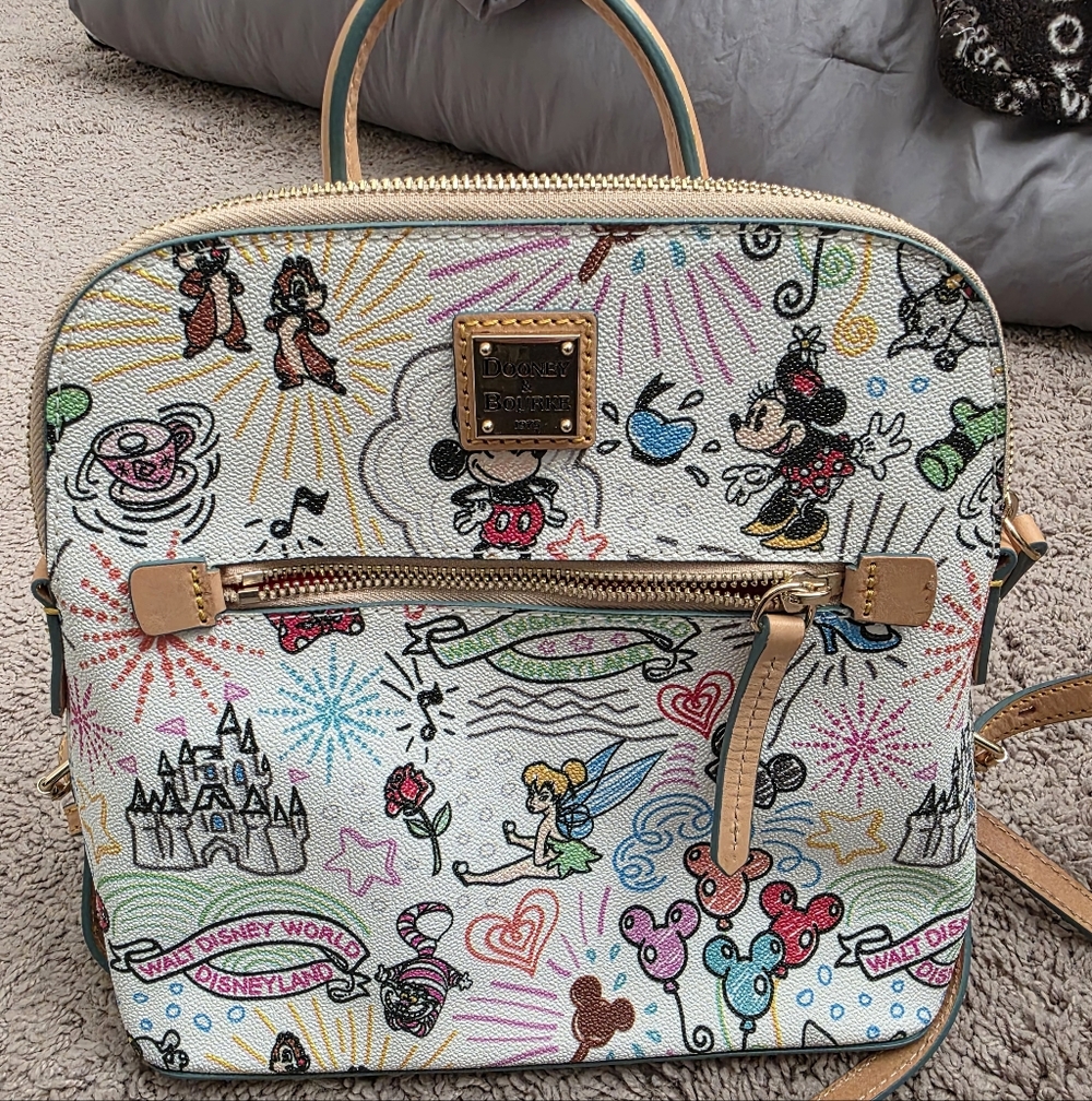 Dooney & Bourke Disney White Backpack